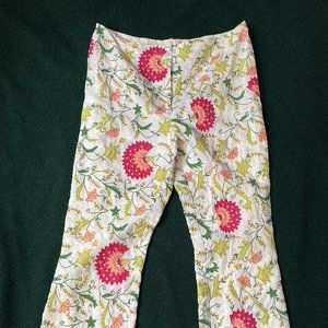 Embroidered linen pants by CJ Laing